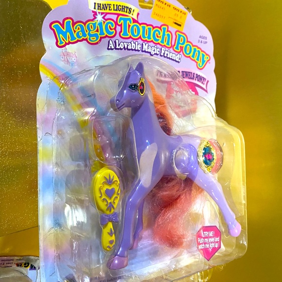 MAGIC TOUCH PONY VTG 1996 JEWEL PONY SHANNON JEWELS LIGHT UP & BLINK - Picture 6 of 16